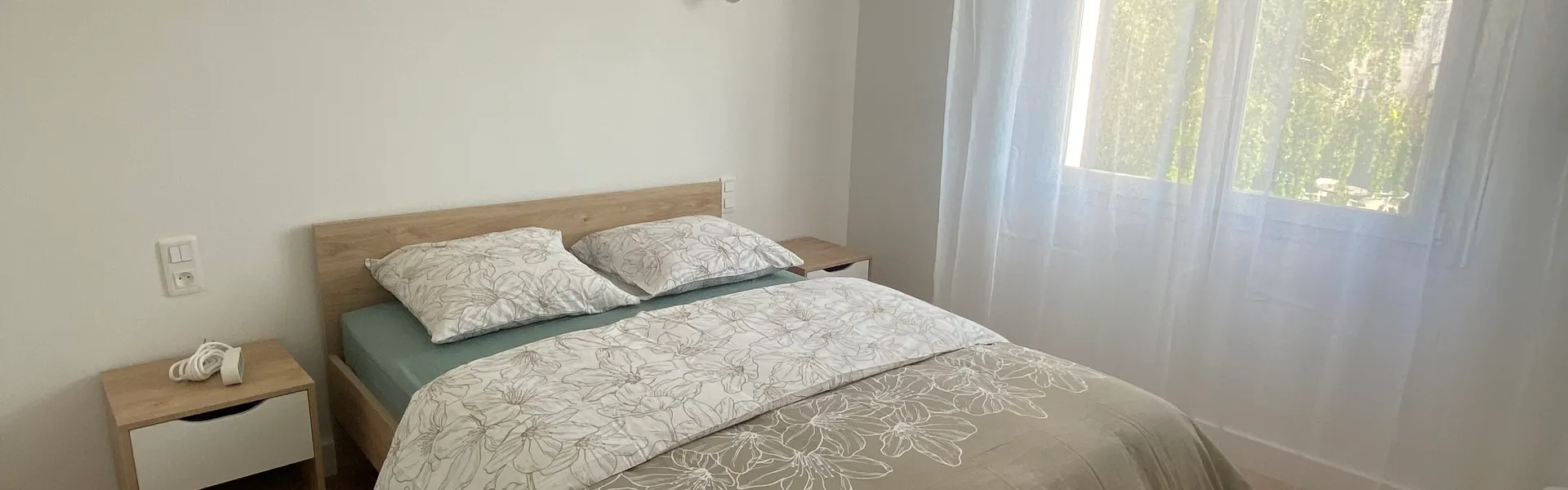 Grand appartement avec jardin privé